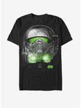Star Wars Death Trooper Helmet Glow Print T-Shirt, BLACK, hi-res