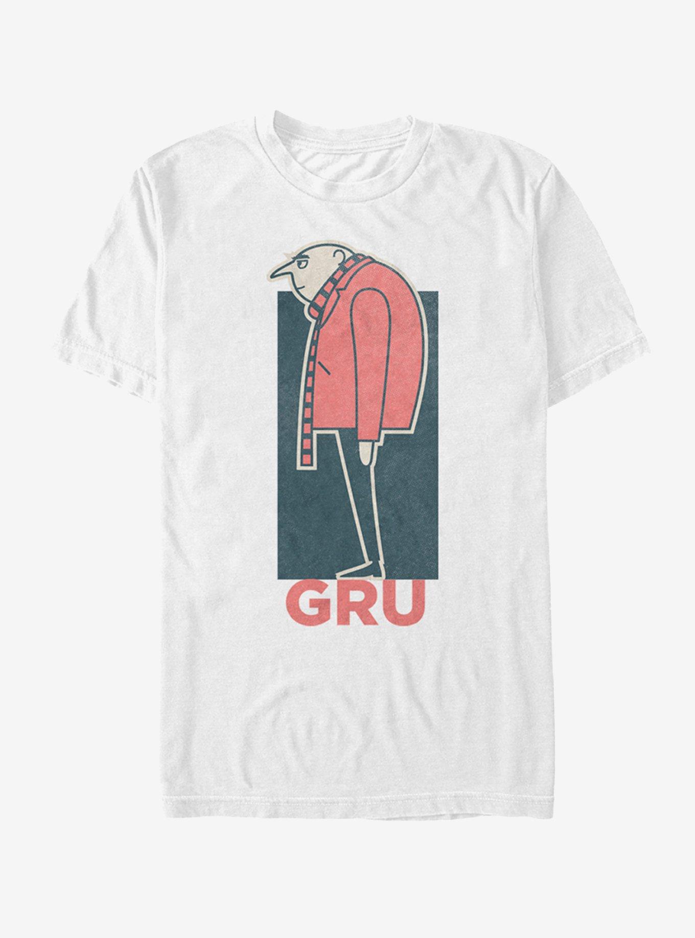 Despicable Me Gru Profile T-Shirt, WHITE, hi-res