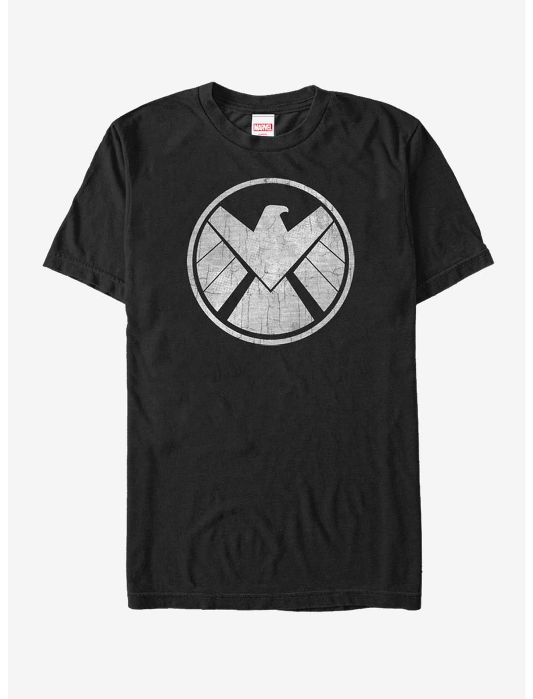 Marvel S.H.I.E.L.D Logo T-Shirt, BLACK, hi-res