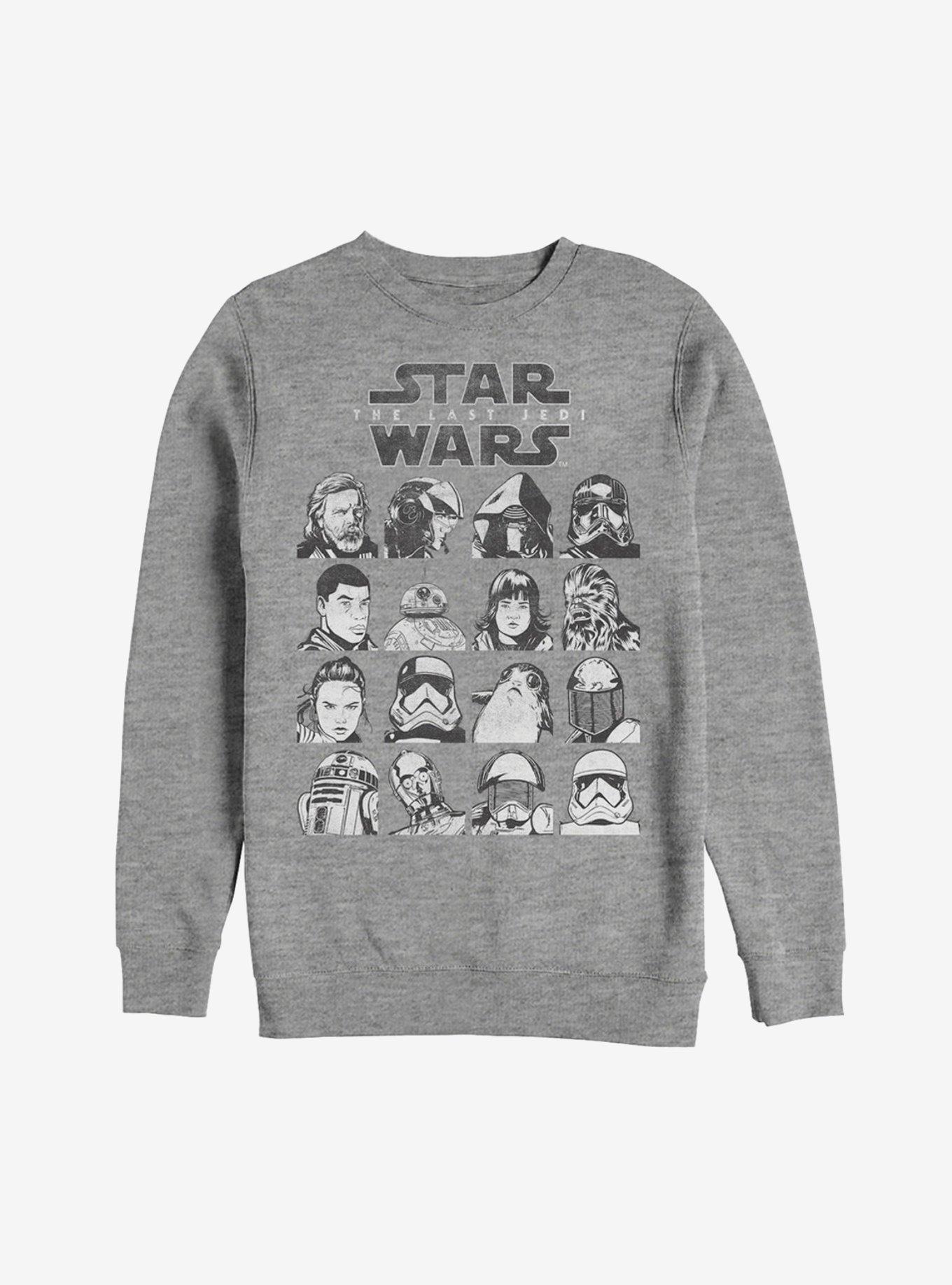 Star Wars Character Page Sweatshirt, ATH HTR, hi-res