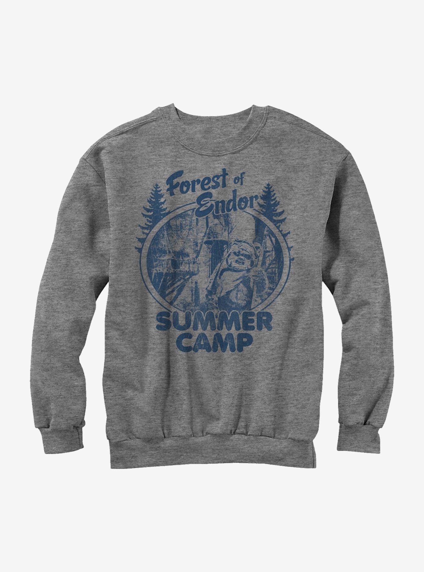 Star Wars Forest of Endor Summer Camp Sweatshirt, ATH HTR, hi-res