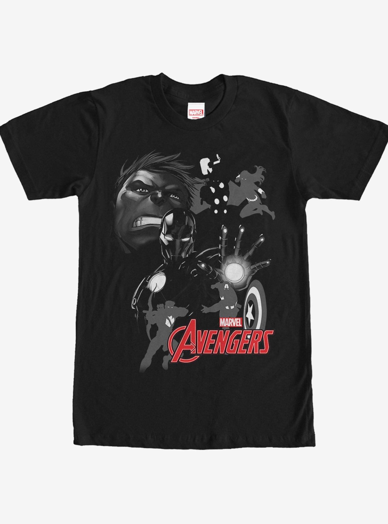 Hot topic hot sale avengers shirt