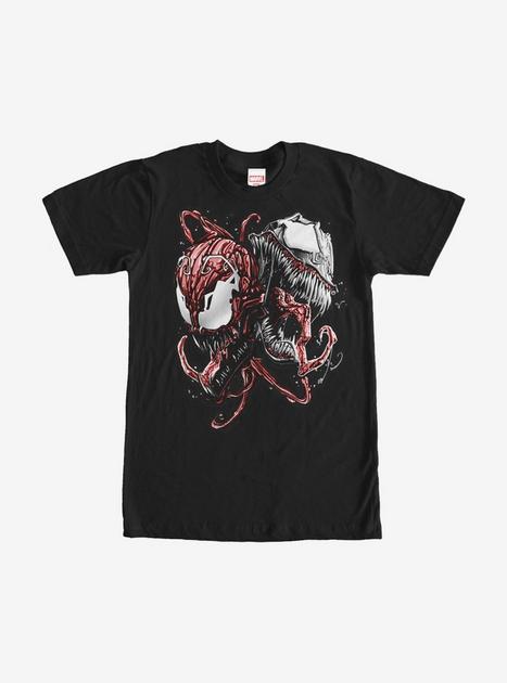 Marvel Carnage and Venom T-Shirt - BLACK | Hot Topic