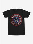 Marvel Captain America Shield Neon Light T-Shirt, BLACK, hi-res