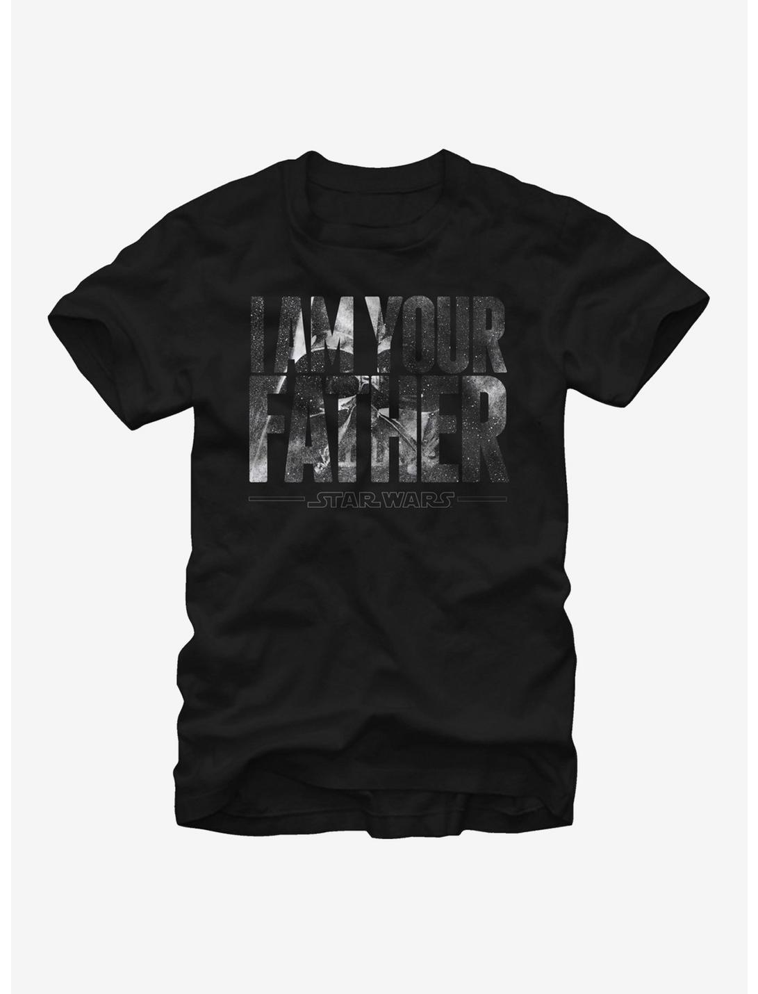 Star Wars Darth Vader Space Father T-Shirt, BLACK, hi-res