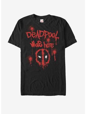 Plus Size Marvel Deadpool Was Here T-Shirt, , hi-res