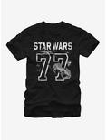 Plus Size Star Wars Star Wars 77 Athletic Print T-Shirt, BLACK, hi-res