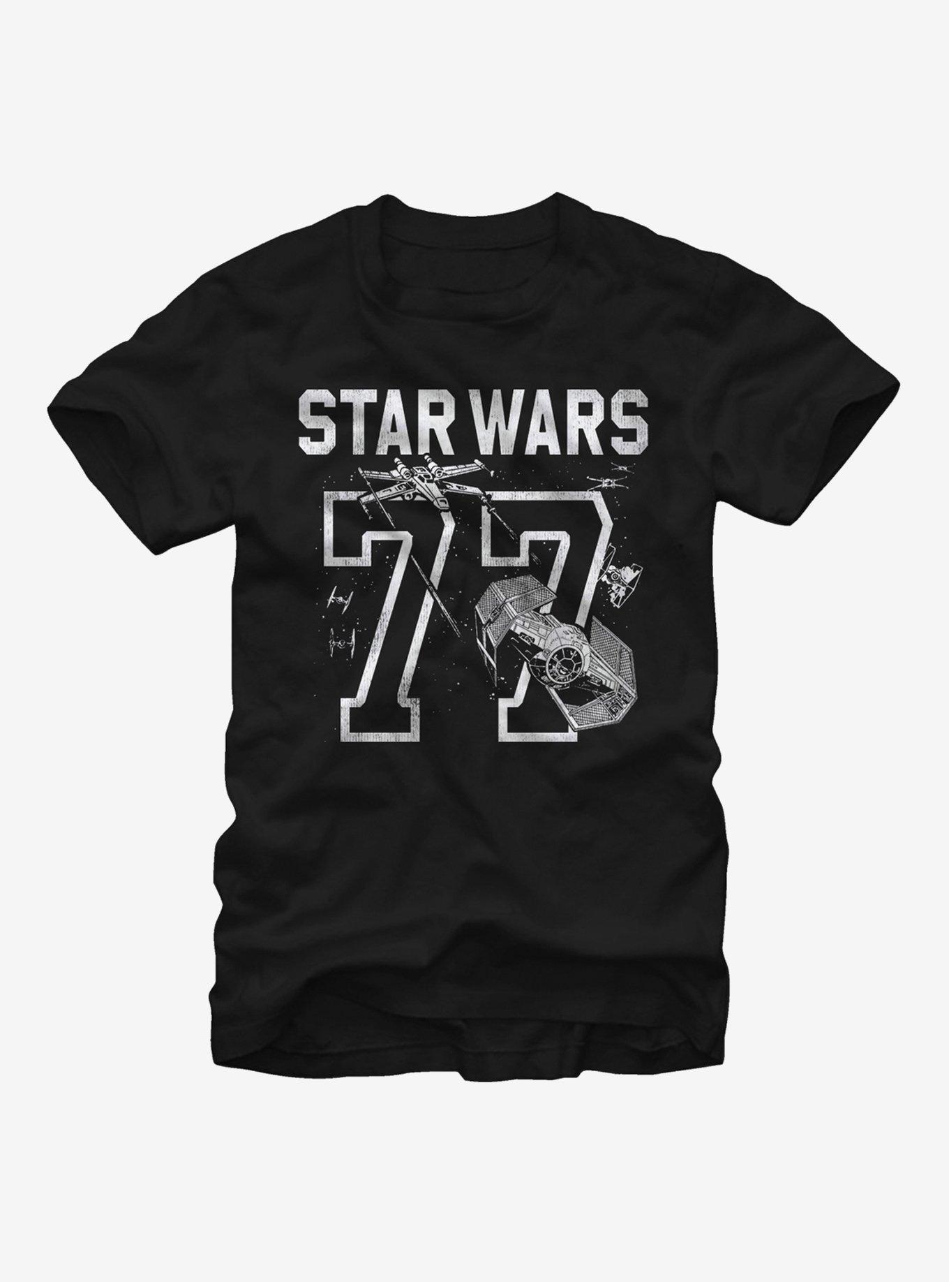 Star Wars Star Wars 77 Athletic Print T-Shirt, BLACK, hi-res