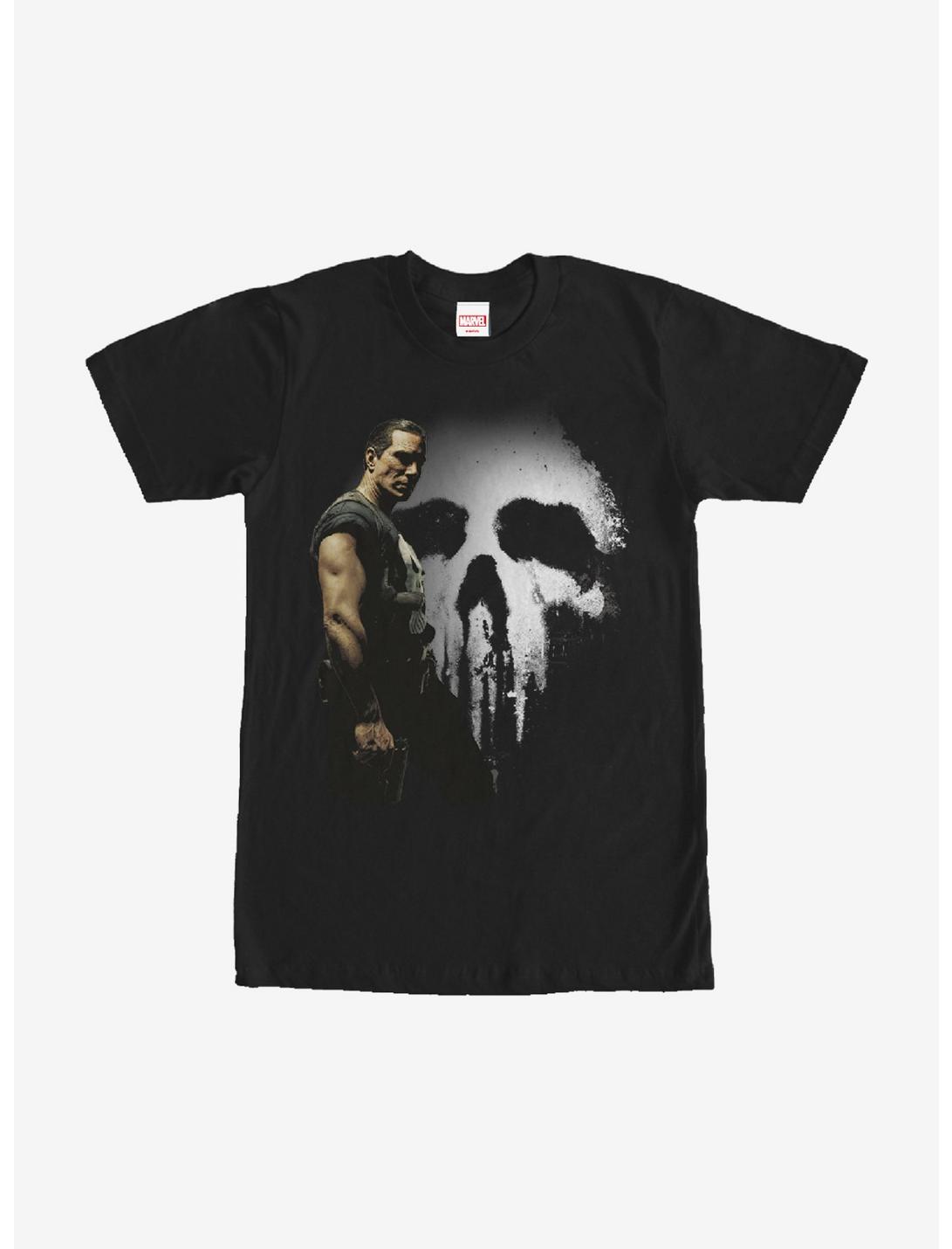 Marvel The Punisher T-Shirt, BLACK, hi-res
