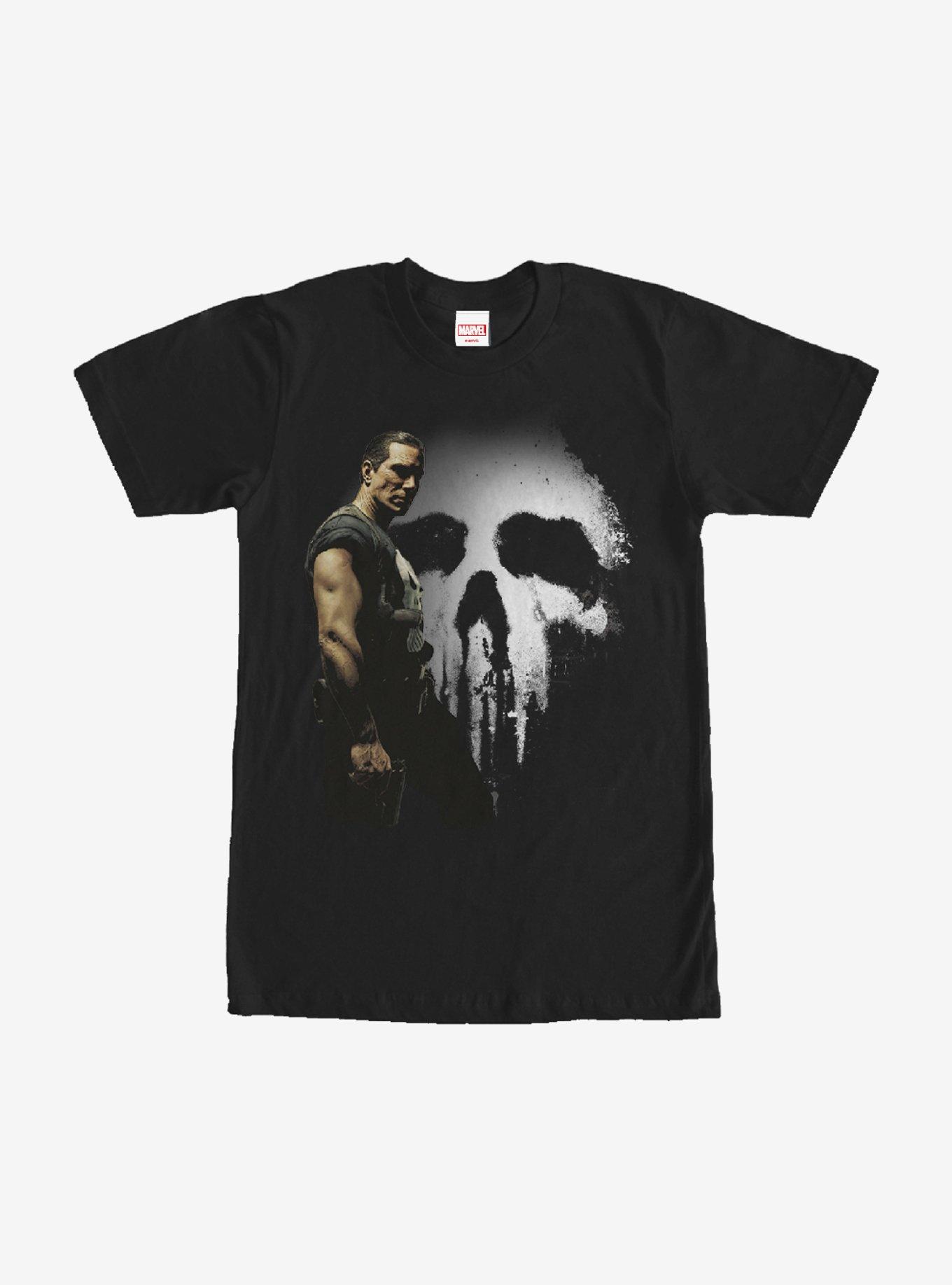 Marvel The Punisher T-Shirt, BLACK, hi-res