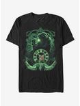 Disney Beauty And The Beast Green Time T-Shirt, BLACK, hi-res
