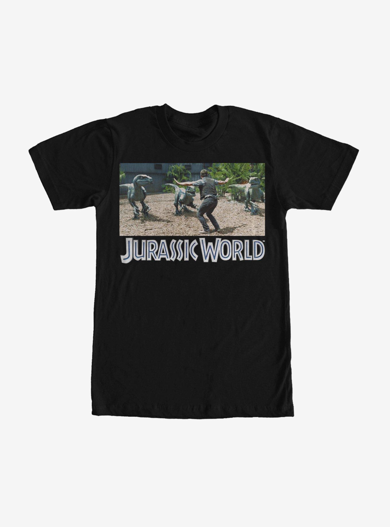 Jurassic World Velociraptor Pack T-Shirt, BLACK, hi-res