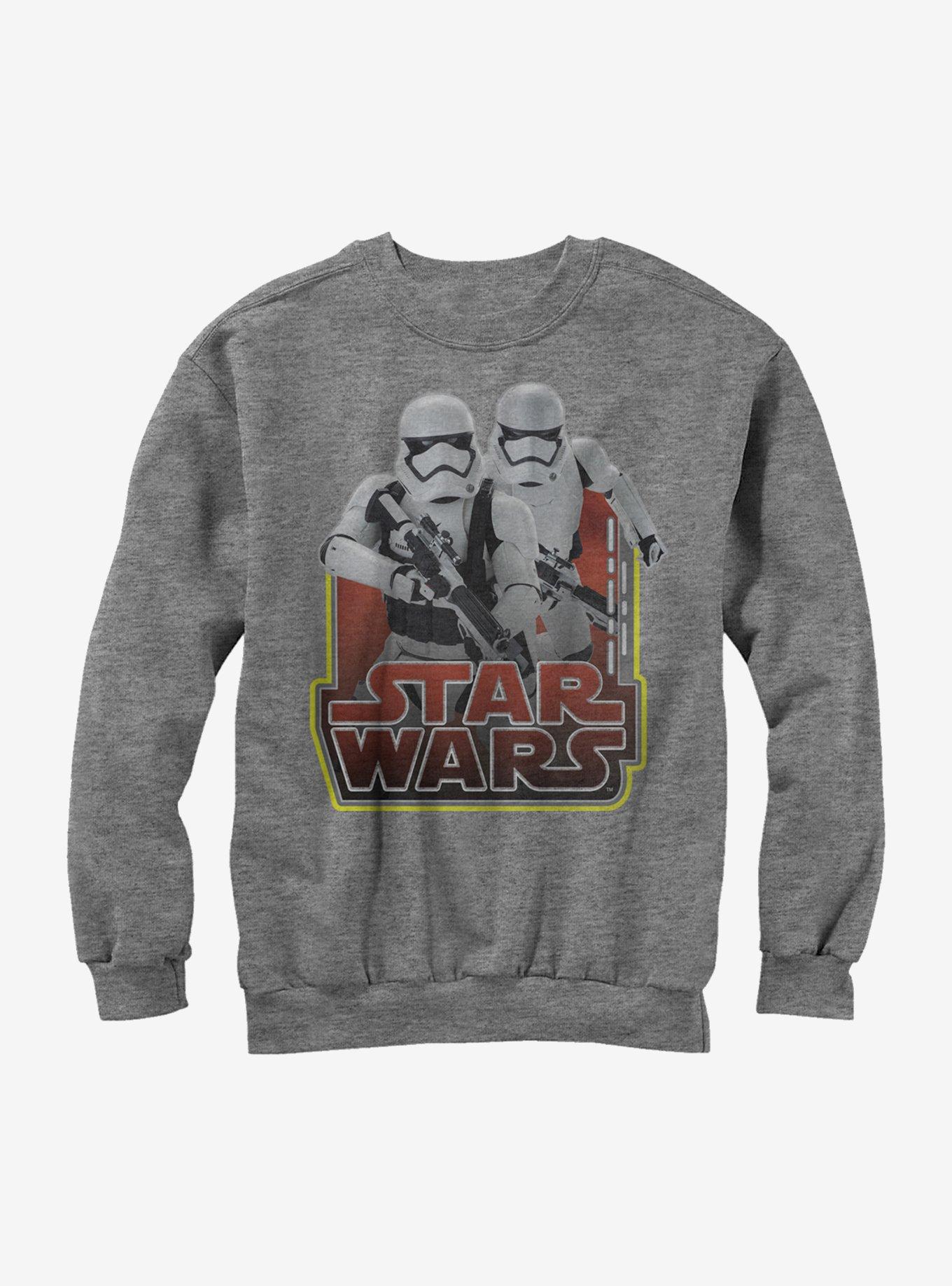 Star Wars Episode VII First Order Stormtroopers Sweatshirt, ATH HTR, hi-res