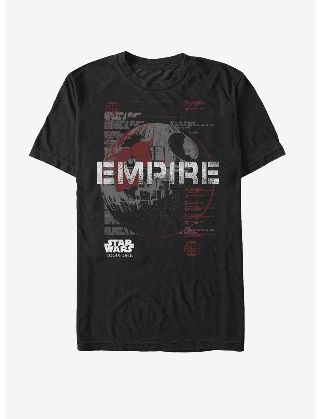 Star Wars Empire Death Star View T-Shirt, BLACK, hi-res