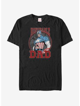 Marvel Father's Day Captain America Honorable T-Shirt, , hi-res