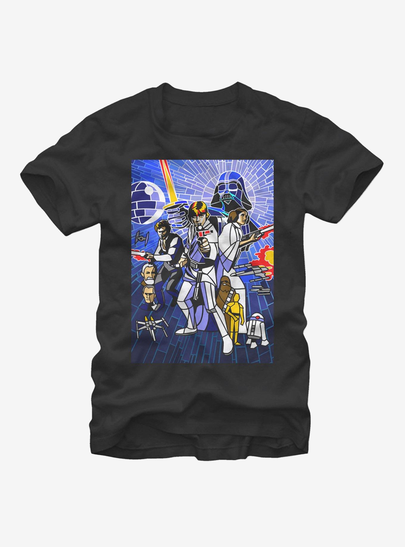 Star Wars Stained Glass Poster T-Shirt