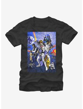 Star Wars Stained Glass Poster T-Shirt, , hi-res