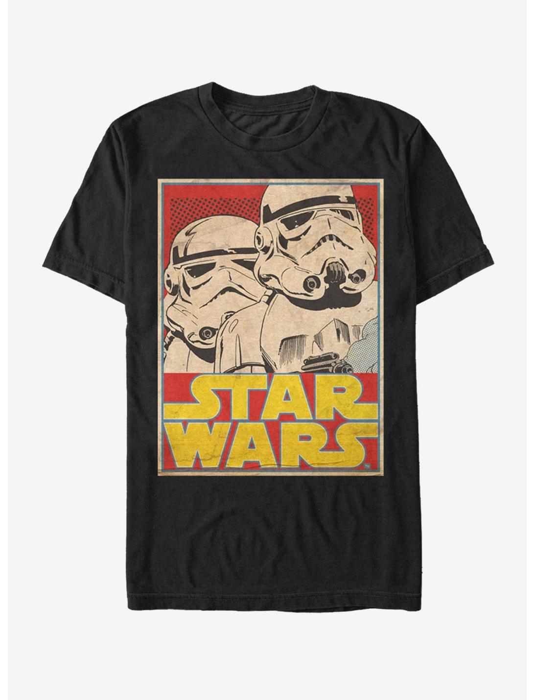 Star Wars Stormtrooper Trading Card T-Shirt, BLACK, hi-res