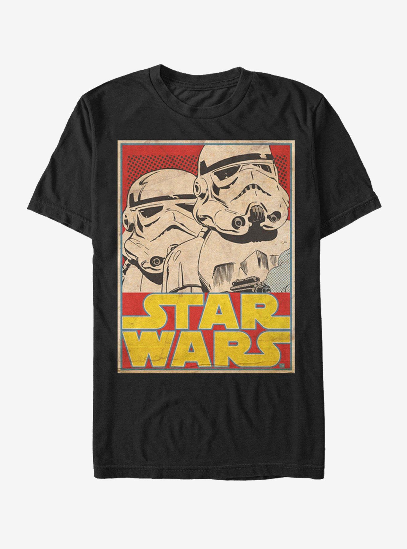 Star Wars Stormtrooper Trading Card T-Shirt, BLACK, hi-res