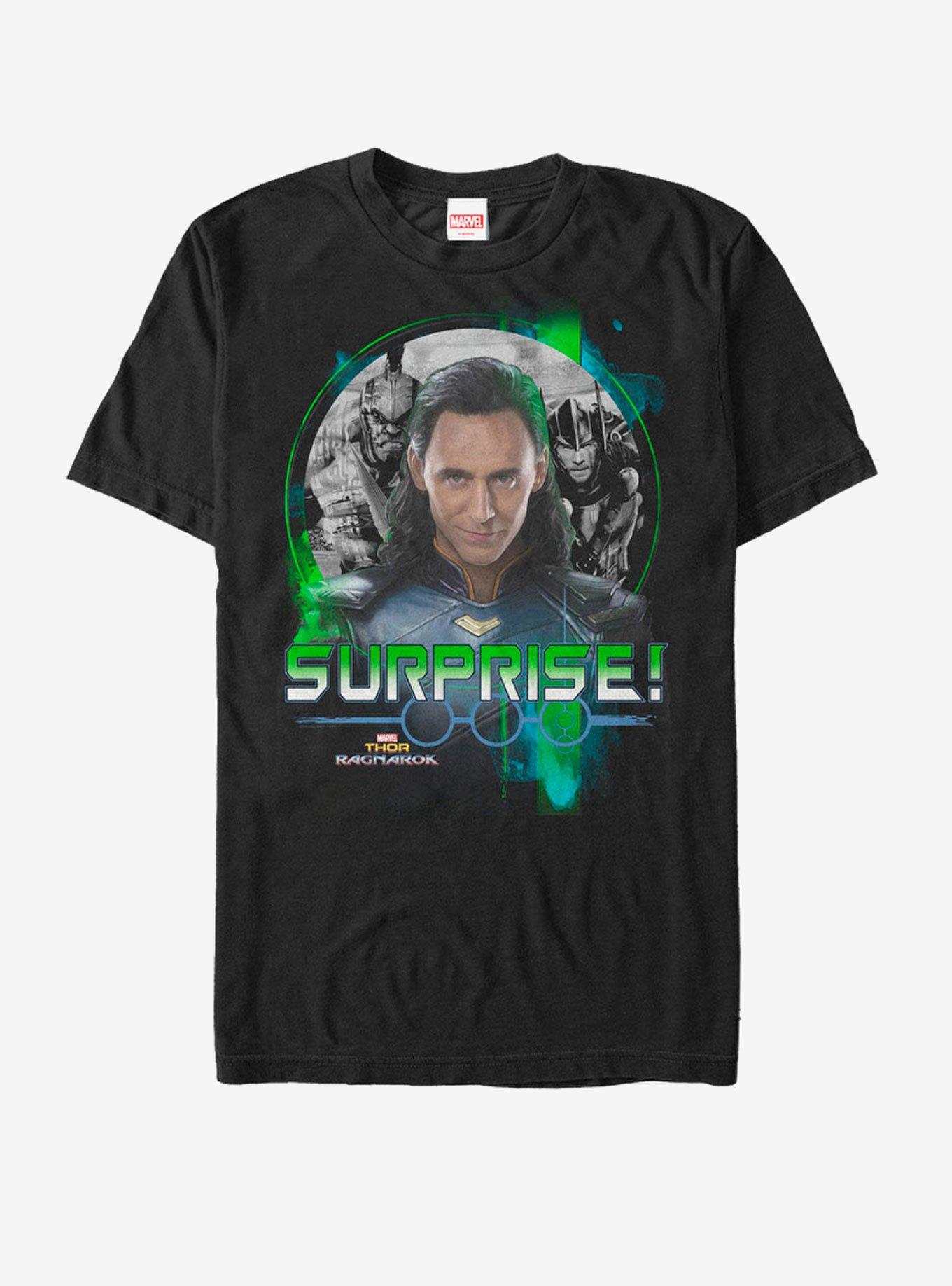 Marvel Thor: Ragnarok Loki Surprise T-Shirt, BLACK, hi-res