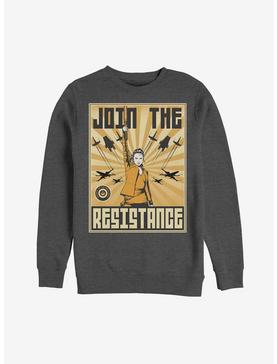 Star Wars Rey Resistance Propaganda Frame Sweatshirt, , hi-res