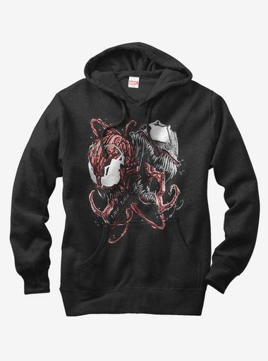 Marvel Venom Zip Up Hoodie - Black- NWT- Men store Large