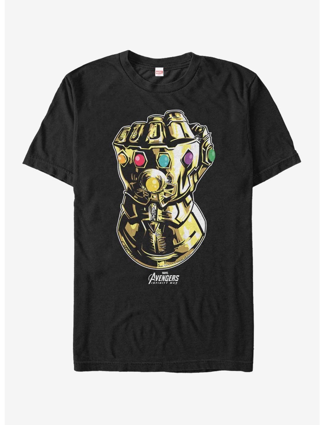 Marvel Avengers: Infinity War Gauntlet T-Shirt, BLACK, hi-res