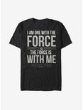 Star Wars Chirrut Force is with Me T-Shirt, BLACK, hi-res
