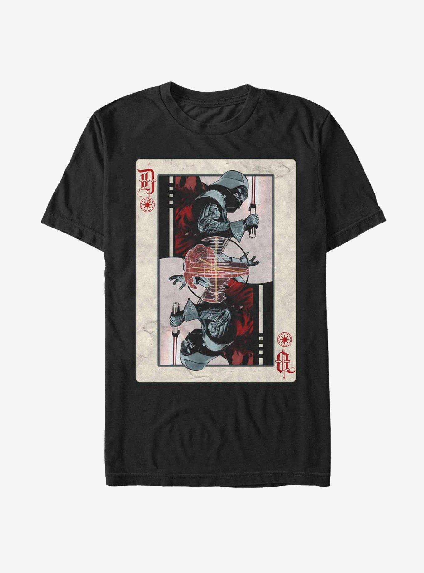 Star Wars Darth Vader Death Star Playing Card T-Shirt, , hi-res