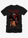 Star Wars Episode VII Kylo Ren and Rey T-Shirt, BLACK, hi-res