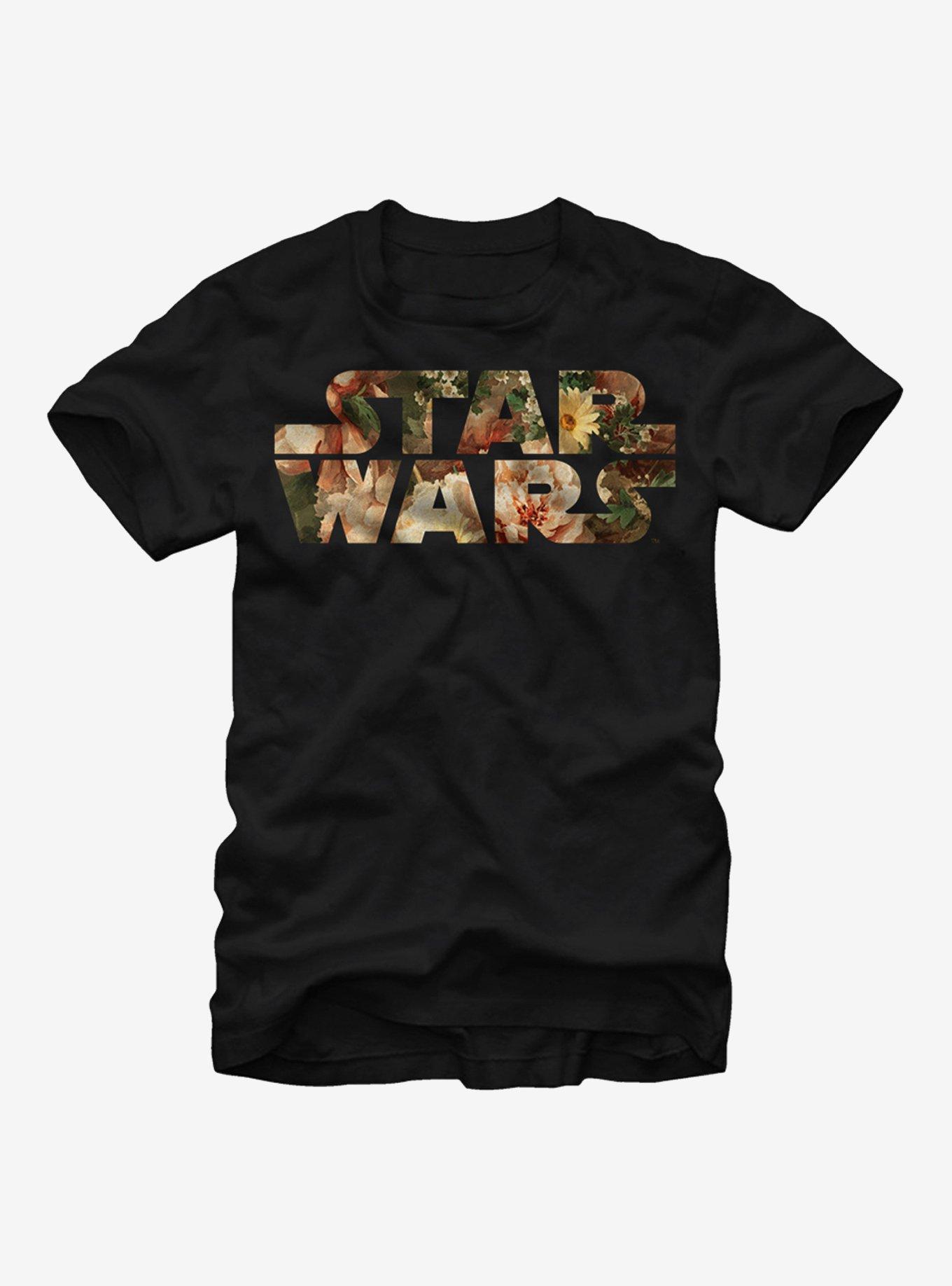 Star Wars Floral Print Logo T-Shirt