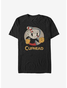 Cuphead Logo Portrait Circle T-Shirt, , hi-res