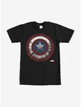 Marvel Ornate Captain America Shield T-Shirt, BLACK, hi-res