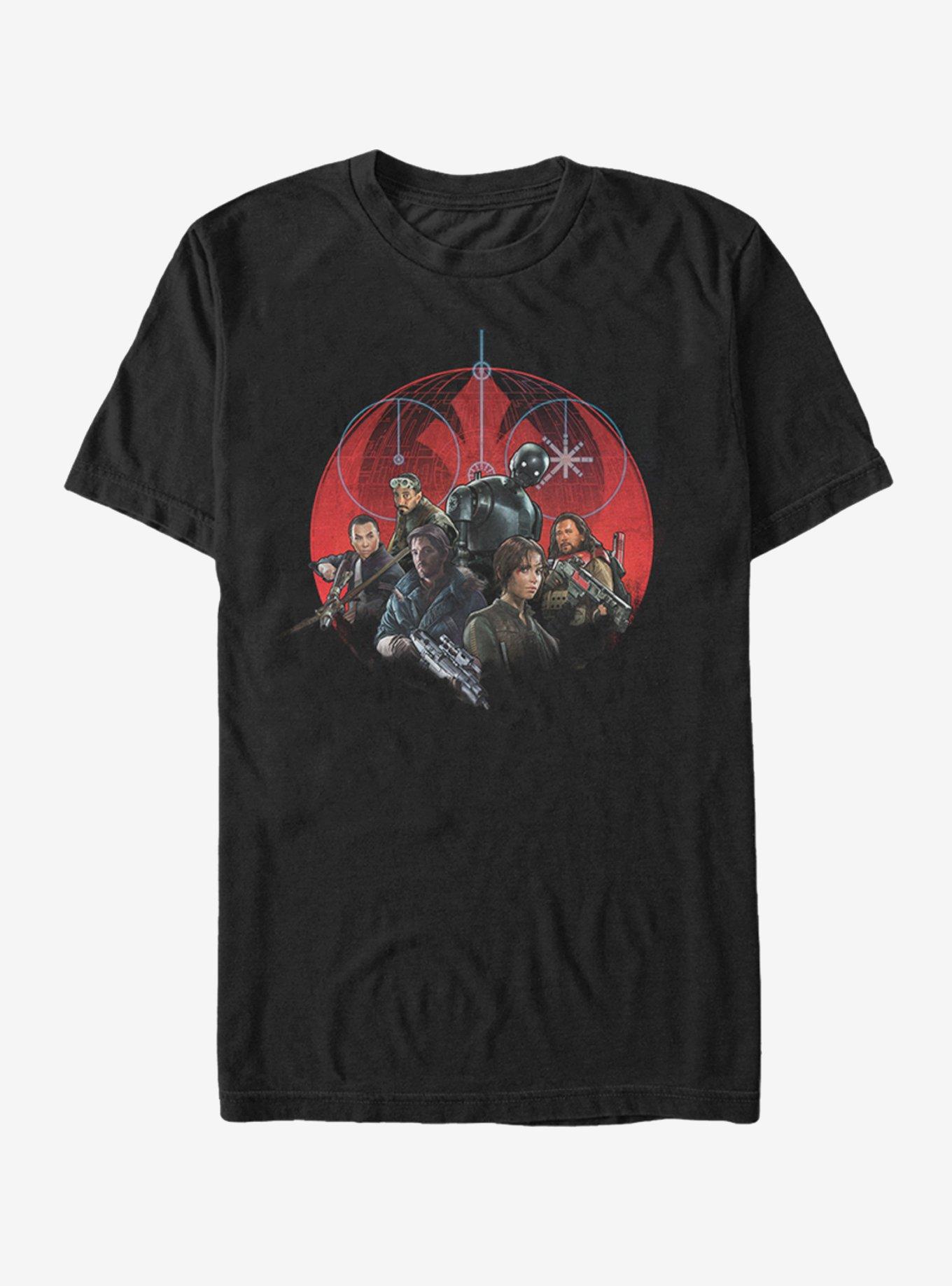 Star Wars Rebel Spy Group Shot T-Shirt, BLACK, hi-res