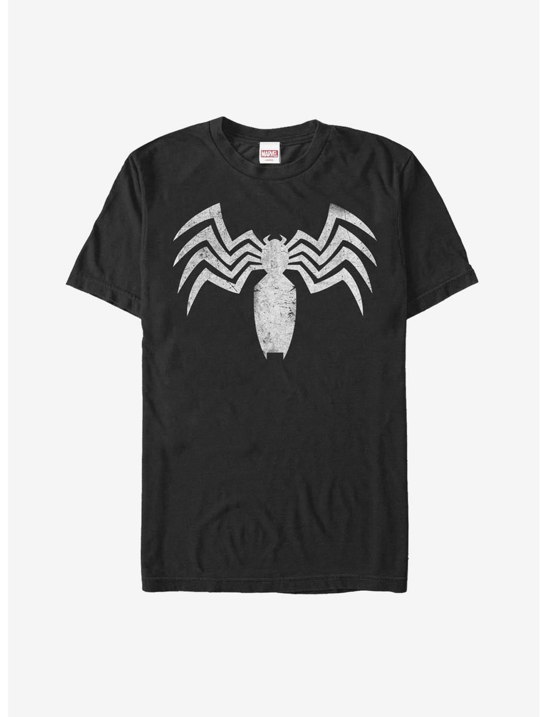 Marvel Venom Distressed Claw Logo T-Shirt, BLACK, hi-res