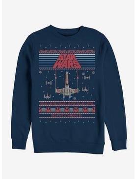 Star Wars Ugly Holiday Red Five Sweatshirt, , hi-res