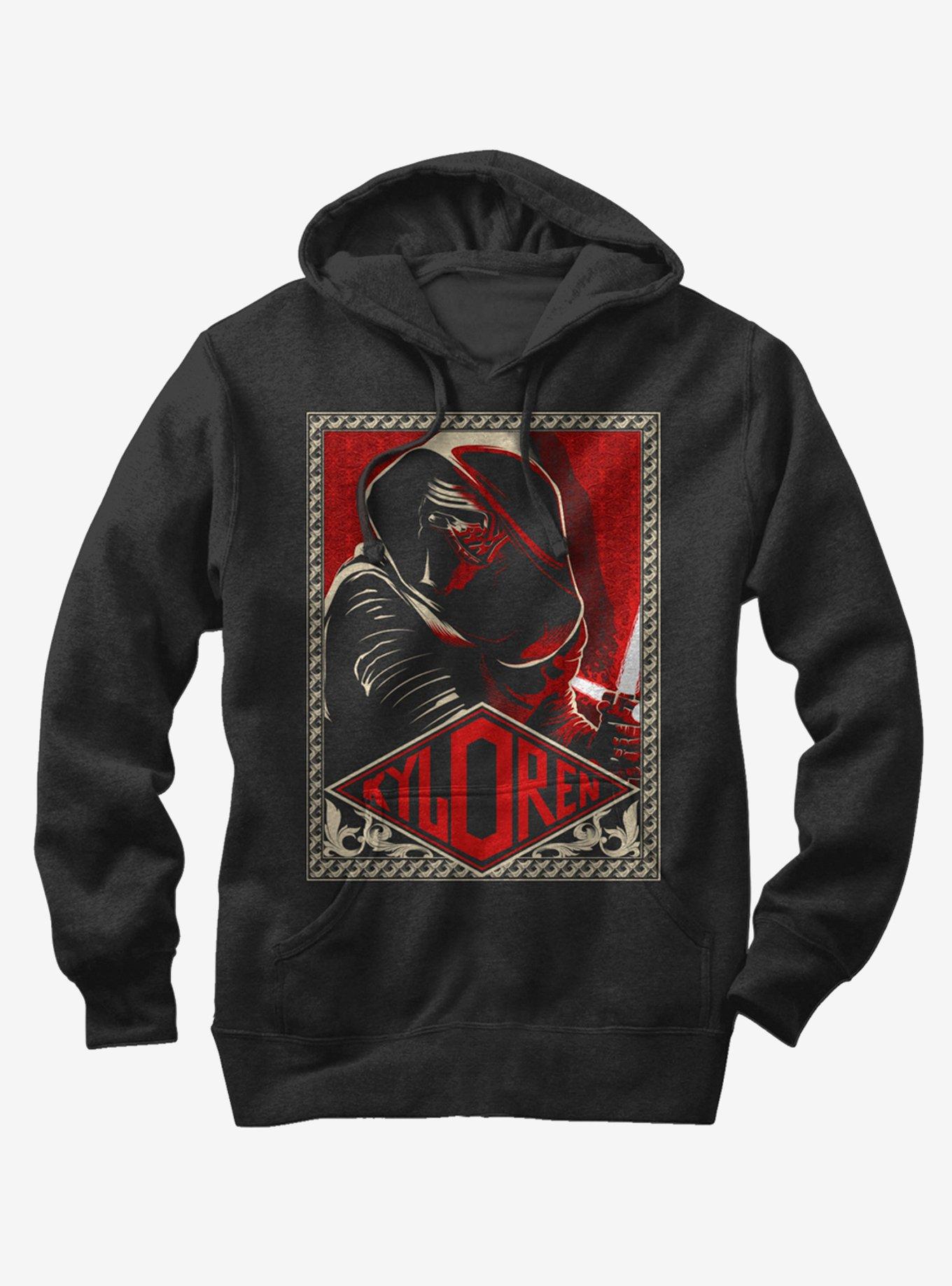 Star Wars Kylo Ren Poster Hoodie, BLACK, hi-res