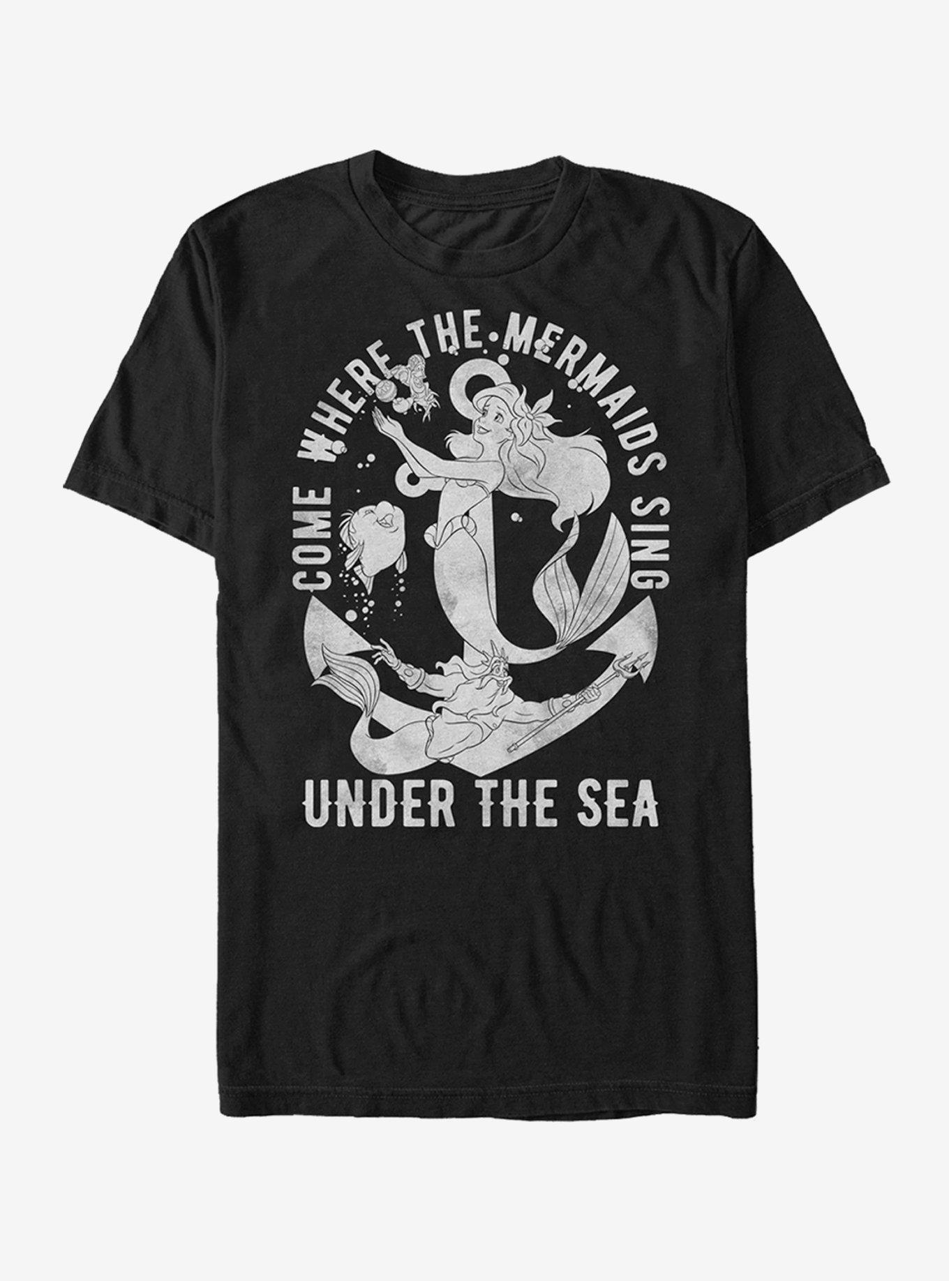 Disney Ariel Under the Sea T-Shirt, BLACK, hi-res