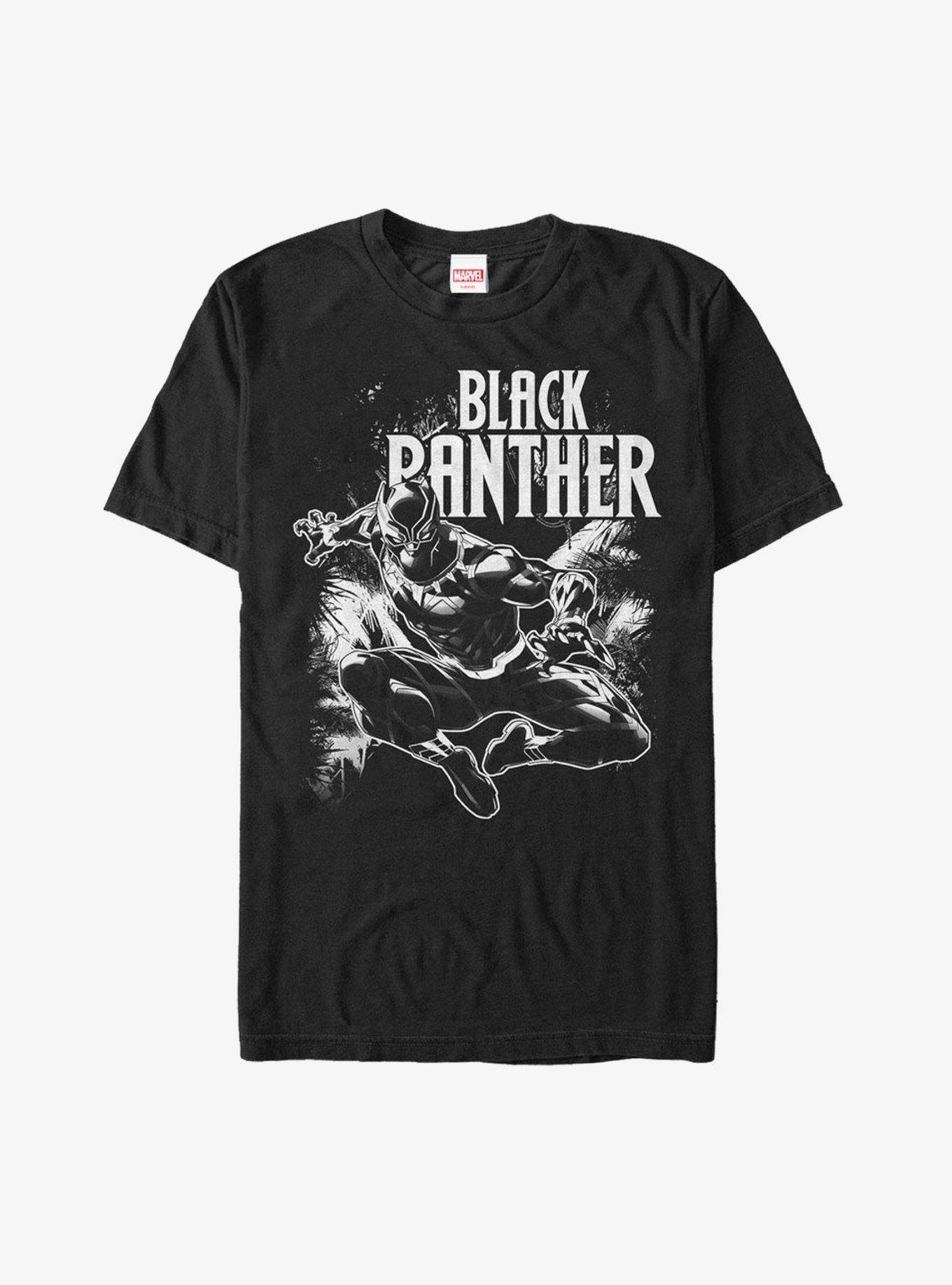 Marvel Black Panther Jungle Leap T-Shirt - BLACK | Hot Topic