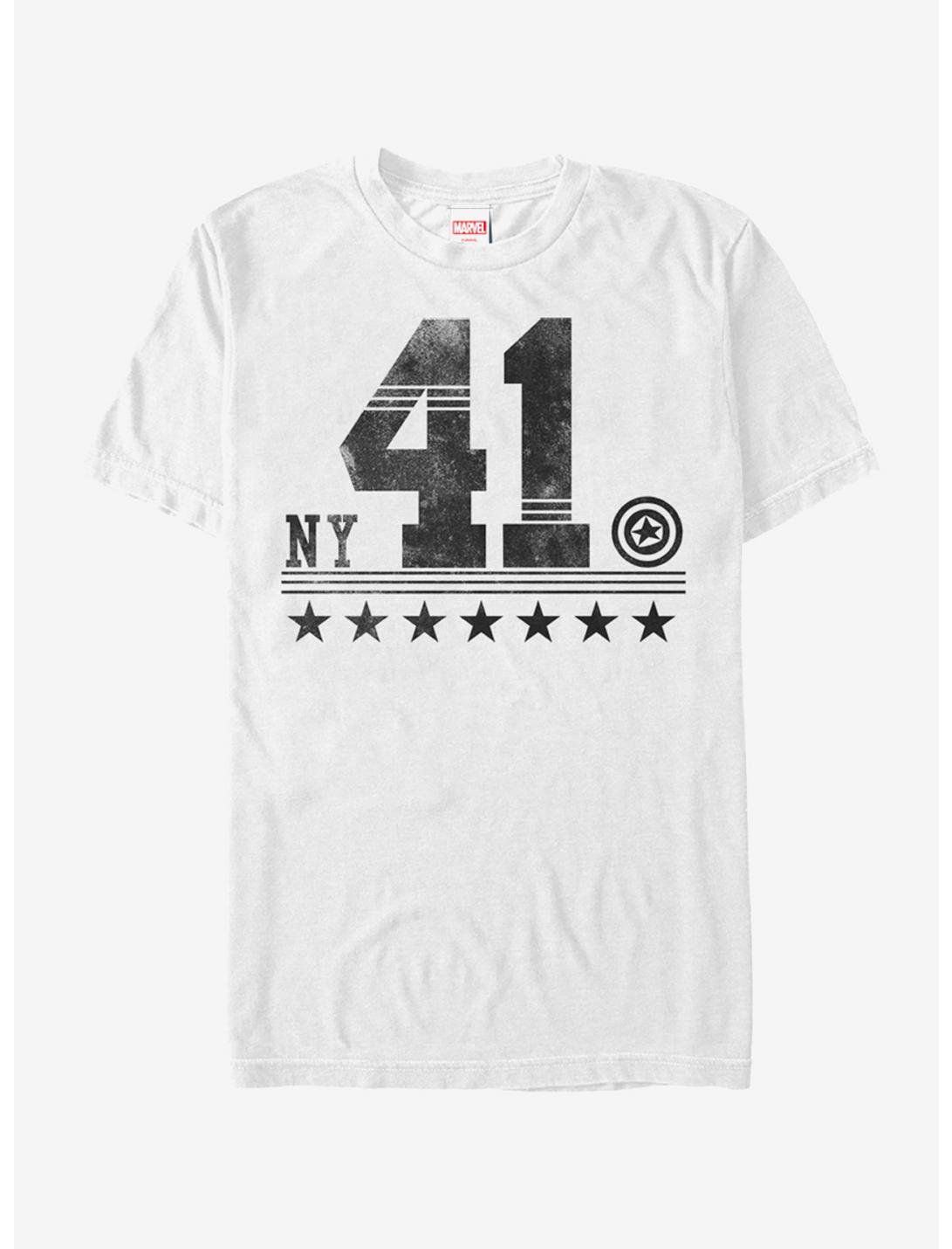 Marvel Captain America NY 41 T-Shirt, WHITE, hi-res