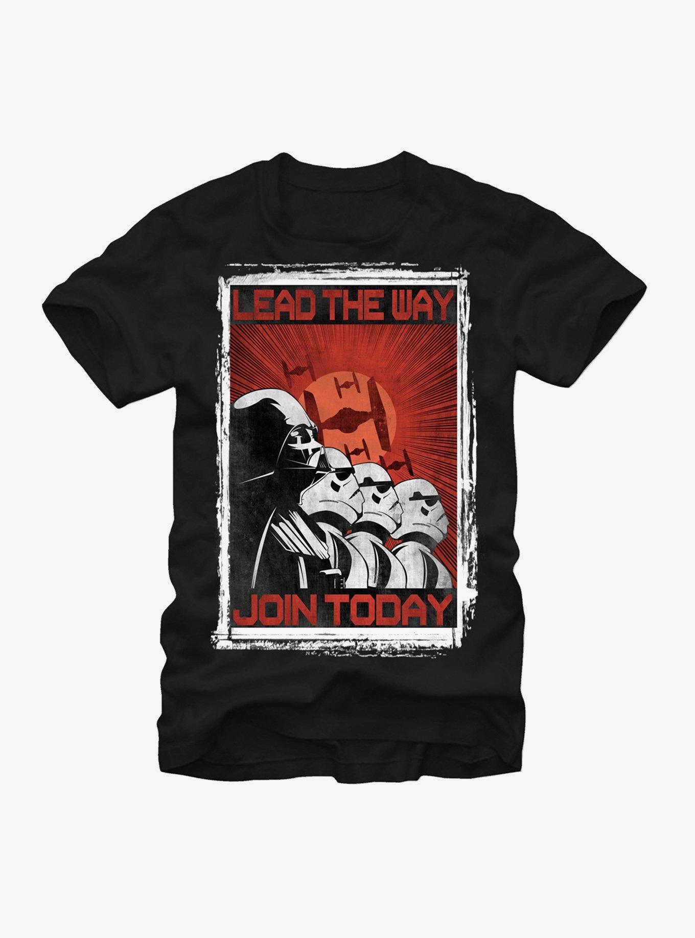 Star Wars Empire Propaganda Poster T-Shirt, BLACK, hi-res