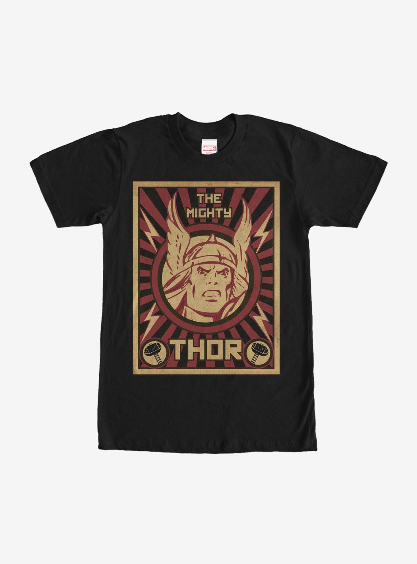 Marvel Mighty Thor Wing Helmet T-Shirt, BLACK, hi-res