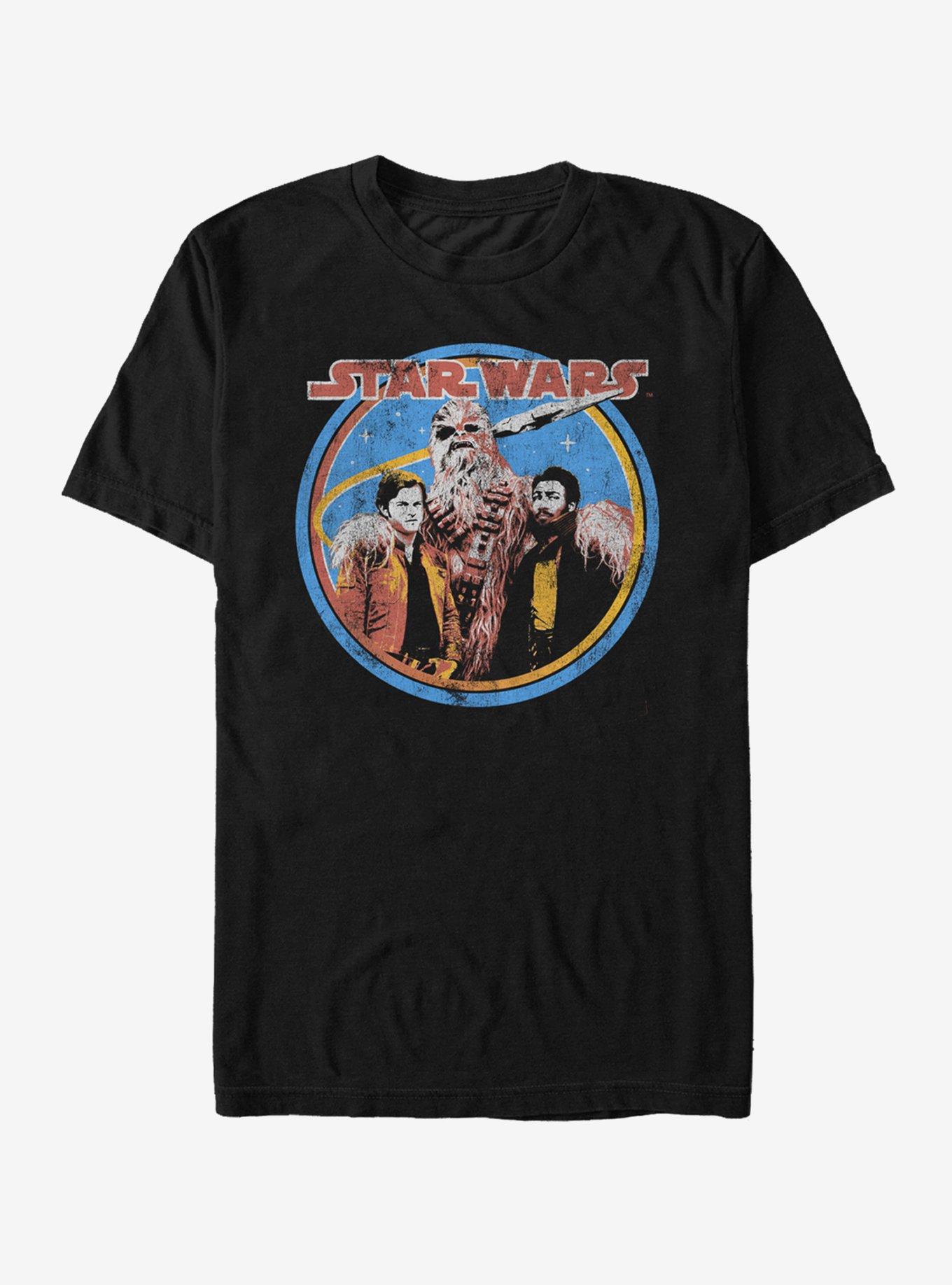 Star Wars Retro Smuggler Trio T-Shirt, BLACK, hi-res