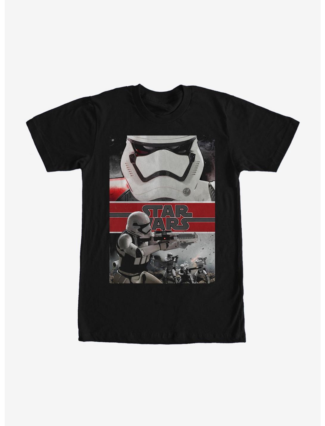 Star Wars Stormtroopers Push Forward T-Shirt, BLACK, hi-res