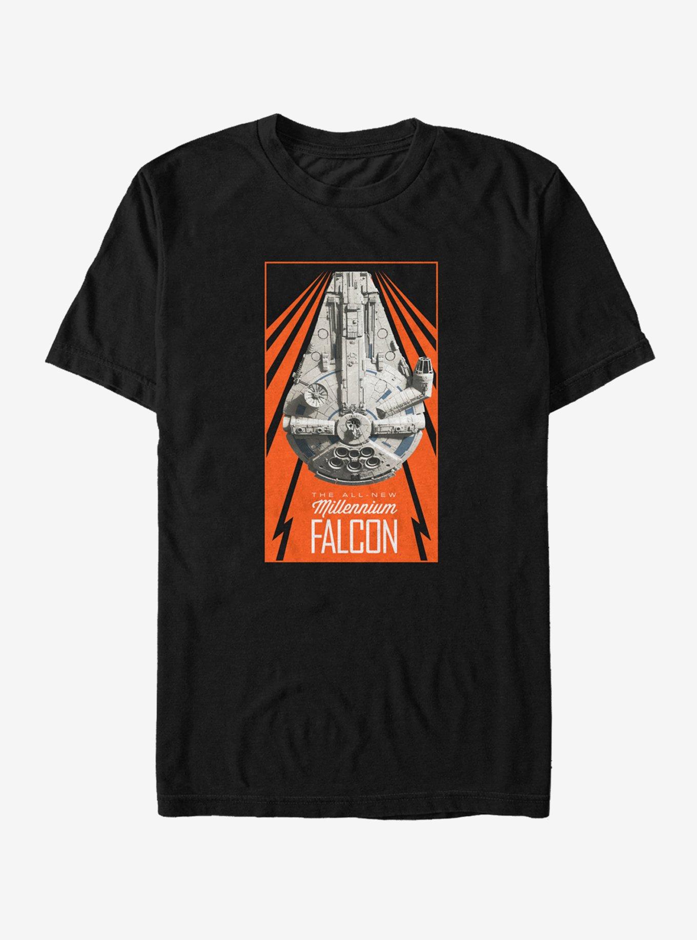 Star Wars All-New Millennium Falcon T-Shirt, BLACK, hi-res