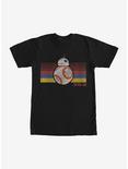 Star Wars BB-8 Retro Stripes T-Shirt, BLACK, hi-res