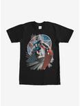 Marvel Captain America Wings T-Shirt, BLACK, hi-res