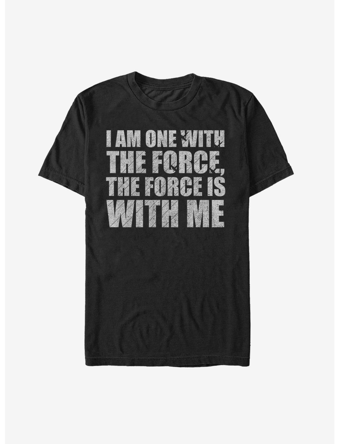 Star Wars Chirrut Force Mantra T-Shirt, BLACK, hi-res