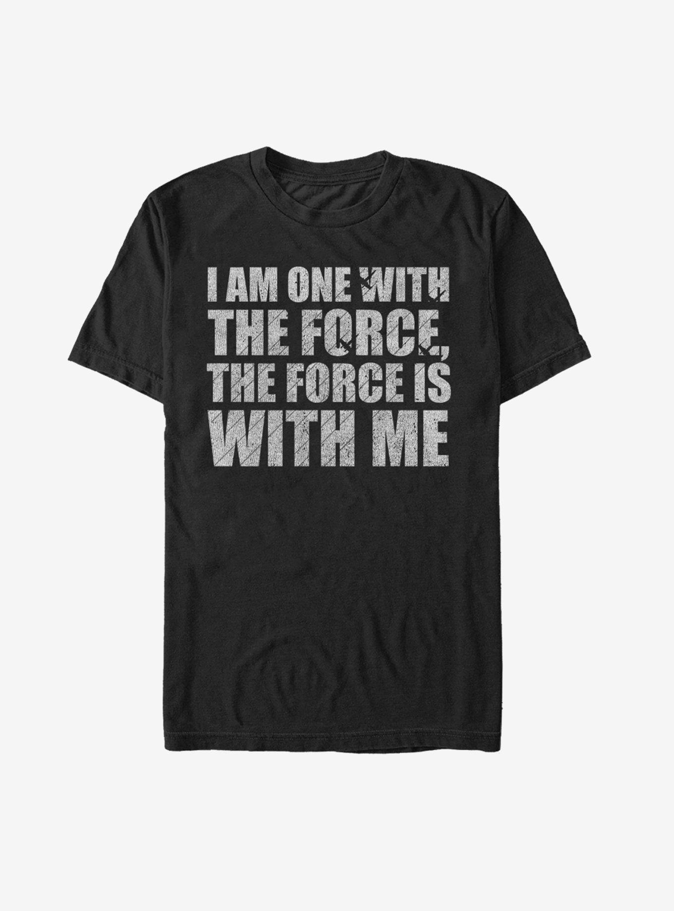 Star Wars Chirrut Force Mantra T-Shirt, BLACK, hi-res