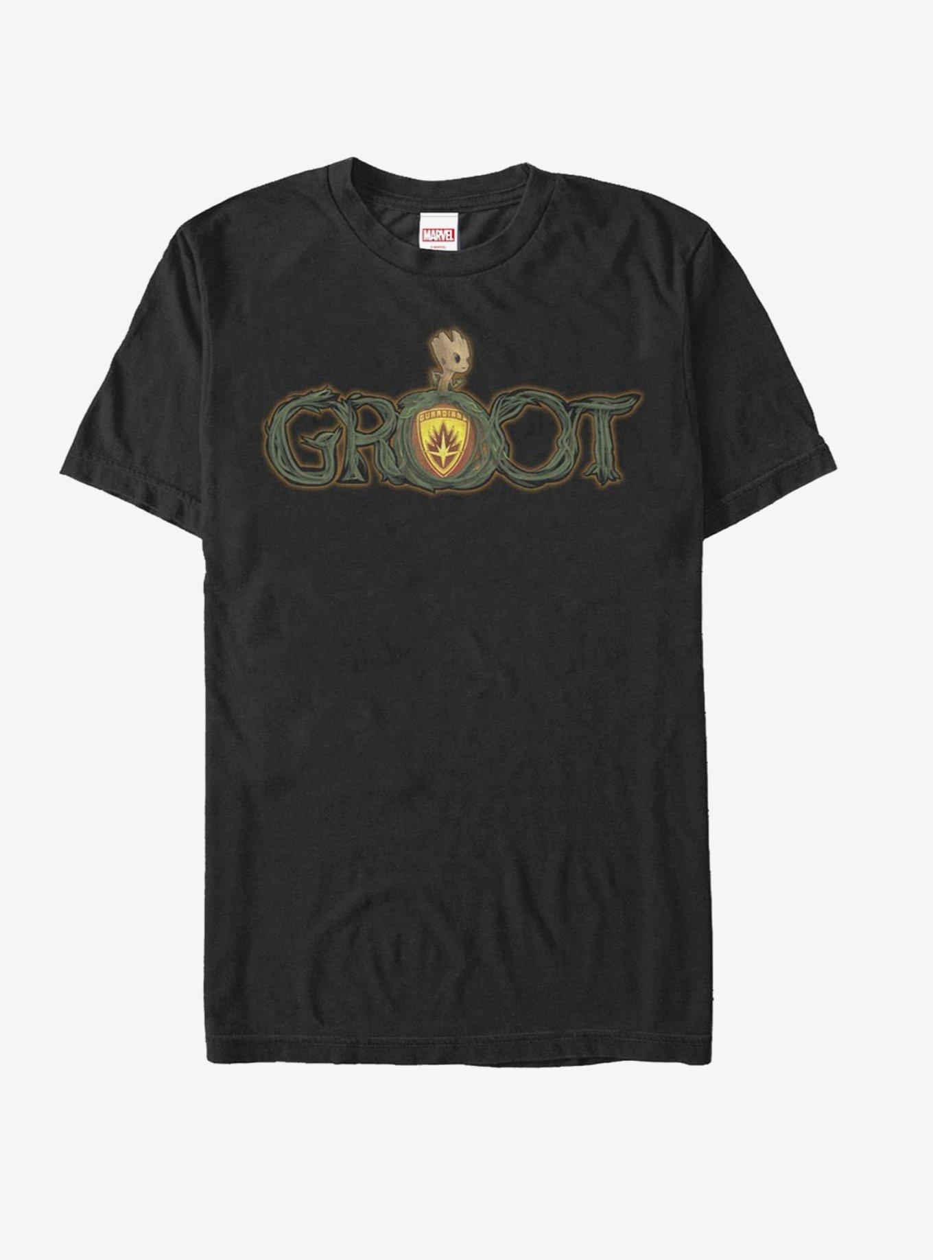 Marvel Guardians of the Galaxy Spooky Groot T-Shirt, BLACK, hi-res